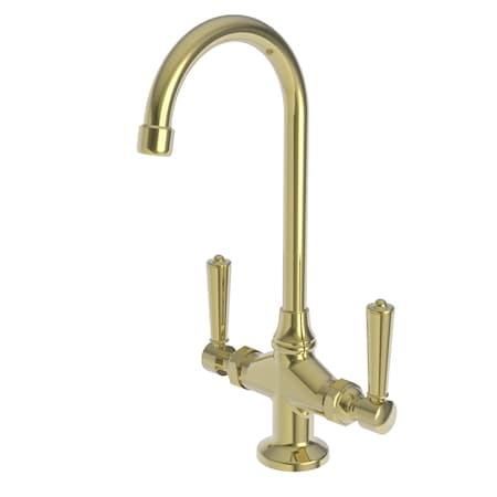 Newport Brass Prep/Bar Faucet in Polished Brass Uncoated (Living) 1208-03N